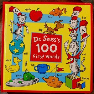 Dr. Seuss's 100 First Words Board Book Brand New